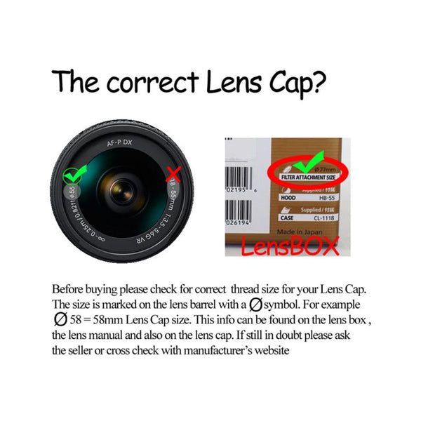 JJC LC 40.5mm Snap on Lens Cap