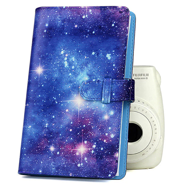 Click to see full view STELA 96 Pockets Mini Film Photo Album Book Compatible with Instant Mini LiPlay 11 9 8 7s 70 90 Link Instant Camera 3 Inch Polaroid Picture Name Card Holder (star)