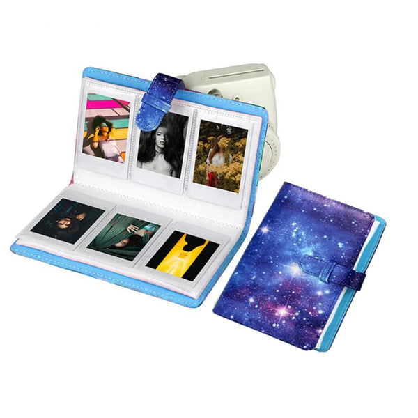 Click to see full view STELA 96 Pockets Mini Film Photo Album Book Compatible with Instant Mini LiPlay 11 9 8 7s 70 90 Link Instant Camera 3 Inch Polaroid Picture Name Card Holder (star)
