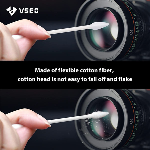 VSGO V-C01E Optical Lens Cleaner Kit Professional Lens Cleaning Fluid with Camera Cleaning Swabs and Dispensing Bottles