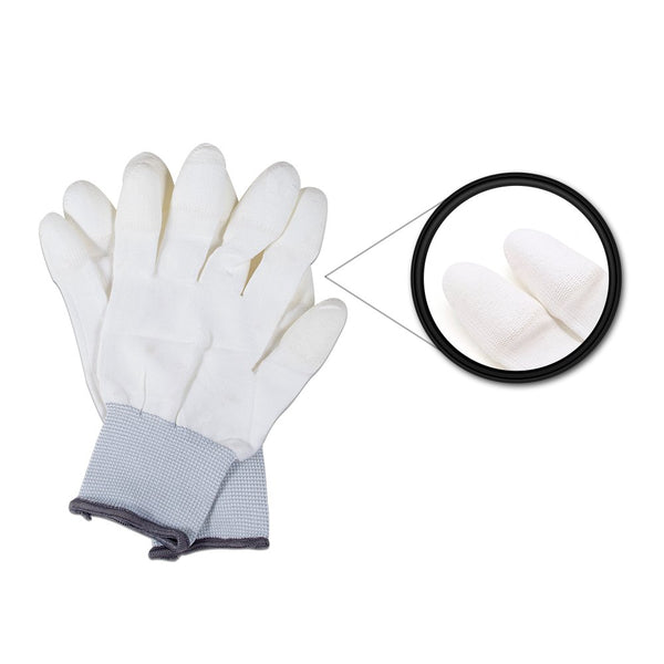 VSGO DDG-1 1 Pair Nylon Anti-Static Camera Cleaning Gloves with Finger Strengthening Structure