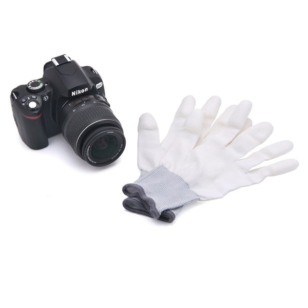 VSGO DDG-1 1 Pair Nylon Anti-Static Camera Cleaning Gloves with Finger Strengthening Structure