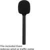 Stela Microphone Interview Handle Interview GO Handheld Adapter with Foam for RODE Wireless GO DJI Mic Lark150 and Other Wireless Transmitter with Cold Shoe StarRig-S