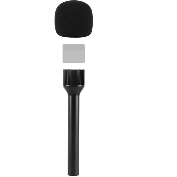 Stela Microphone Interview Handle Interview GO Handheld Adapter with Foam for RODE Wireless GO DJI Mic Lark150 and Other Wireless Transmitter with Cold Shoe StarRig-S