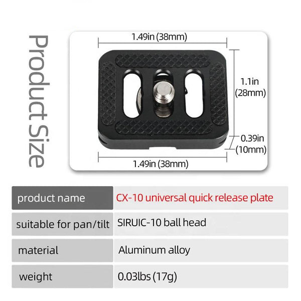 Stela cx-10 mini Quick Release Plate-1 pcs