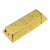 Stela Gold Brick Design Flame Lighter Pocket Lighter (golden)