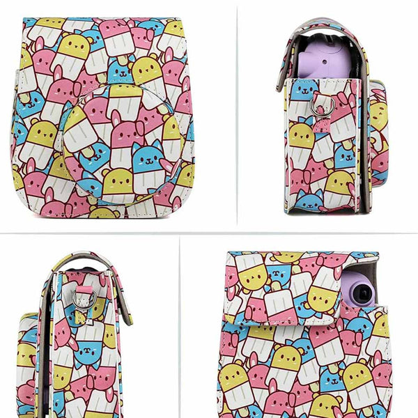 STELA Instax Mini 11 Instant Camera with Adjustable Strap Compatible with Fujifilm Instax Mini 11 Instant Camera(Animal ice Cream)