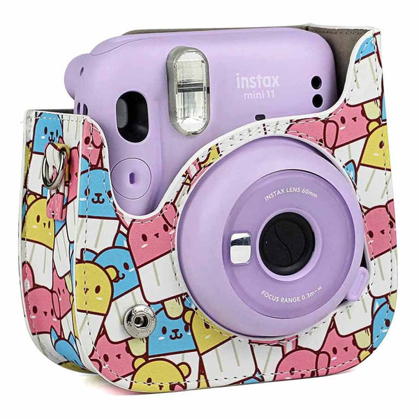 STELA Instax Mini 11 Instant Camera with Adjustable Strap Compatible with Fujifilm Instax Mini 11 Instant Camera(Animal ice Cream)
