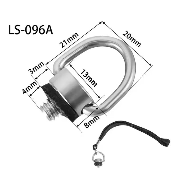 Stela LS-096A 1/4 Camera Strap Quick Release Screw Connecting Adapter for Shoulder Quick Sling Strap Camera Bag Case Neck Strap Belt