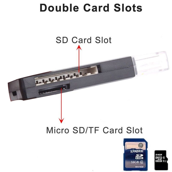 Stela Card Reader USB 3.0 SD/Micro SD TF OTG Smart Memory Card Adapter for Laptop USB 3.0 SD Card Reader