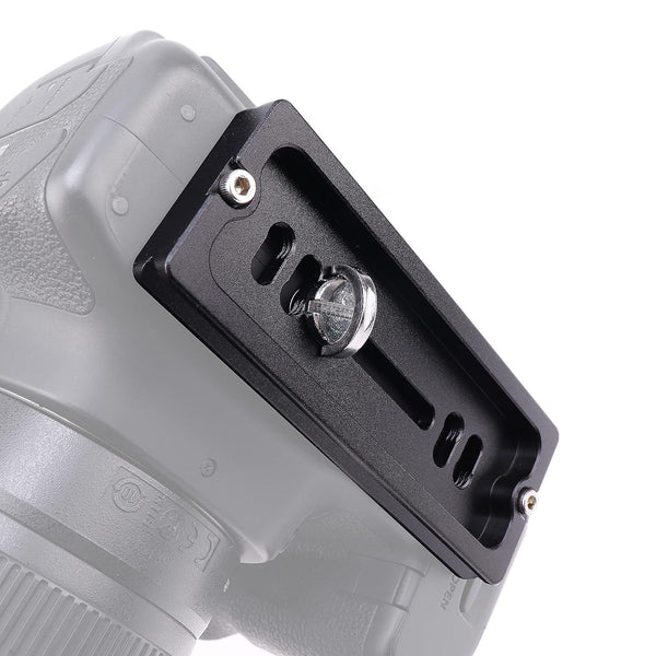 Stela PU-100A Quick Release Plate, 100mm Long Plate with 1/4"-20 Mounting Screw for Benro B0 B1 B2 J0 J1 N1 Arca Swiss Tripod Ball Head