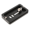 Stela Pu-70A Camera Quick Release Plate Universal Mount for Tripod Ball Head .W/ 1/4 Inch Standard Screw Compatible with Arca Swiss | Metal Alloy