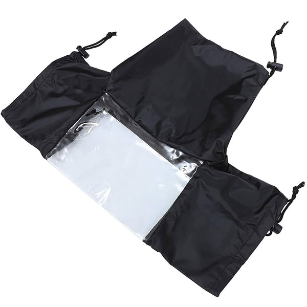 Stela Professional Photo Rain Cover, Waterproof Camera Protector Cover for Canon Nikon Sony DSLR and Mirror Less Cameras (Black)
