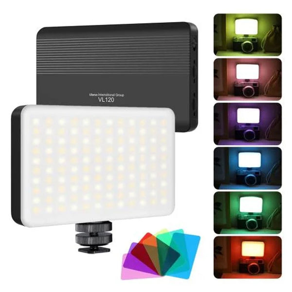 VIJIM VL120 LED on Camera Video Light,Mini Bi-Color Portable Photography Lighting