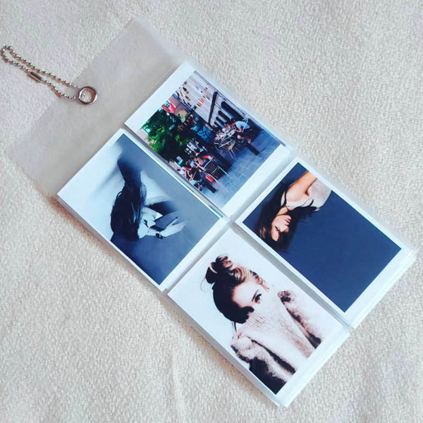 Stela 3 Inch PVC Hanging Photo Album for Fujifilm Instax Mini Films Holding 10 Photos