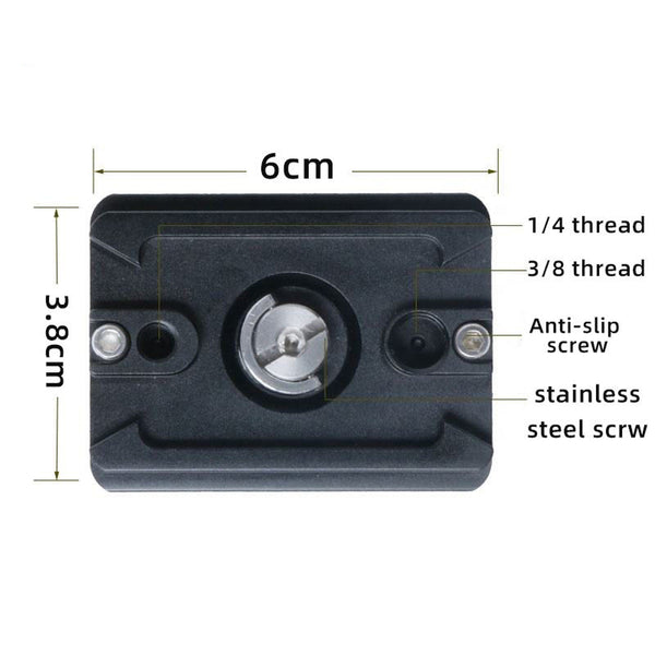 Stela XJ-01 DSLR digital camera data cable clip clamp holder mount adapter Arca swiss rrs quick release camera base plate board