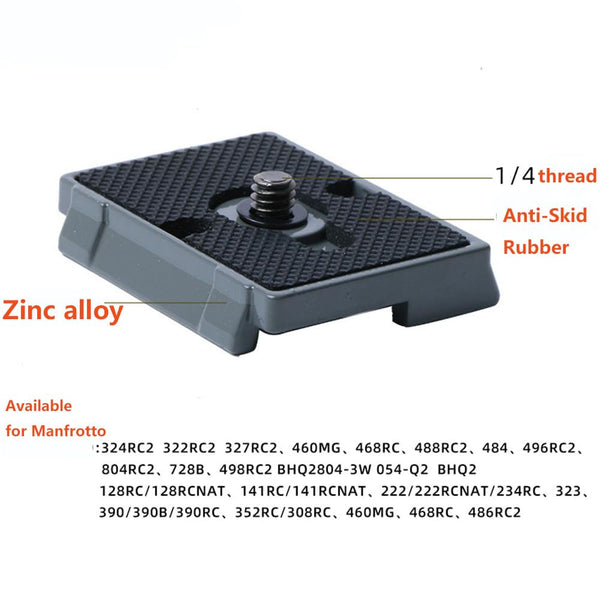 Stela 200PL-14A Quick Loading Release Plate for Manfrotto Photography Accessories