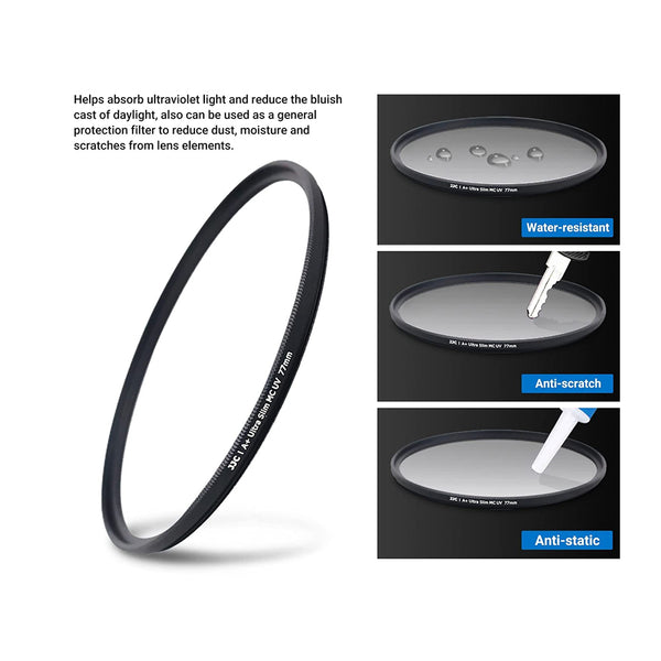 JJC Multi-Coated 95mm UV Filter Ultraviolet Filter for Camera Lens