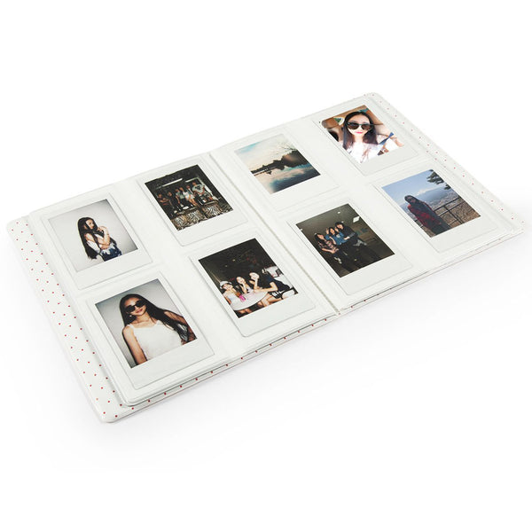 Stela 128 Pockets Mini Photo Album Compatible with Fujifilm Instant Mini 70 Polaroid PIC-300P Film Instant Camera & Name Card