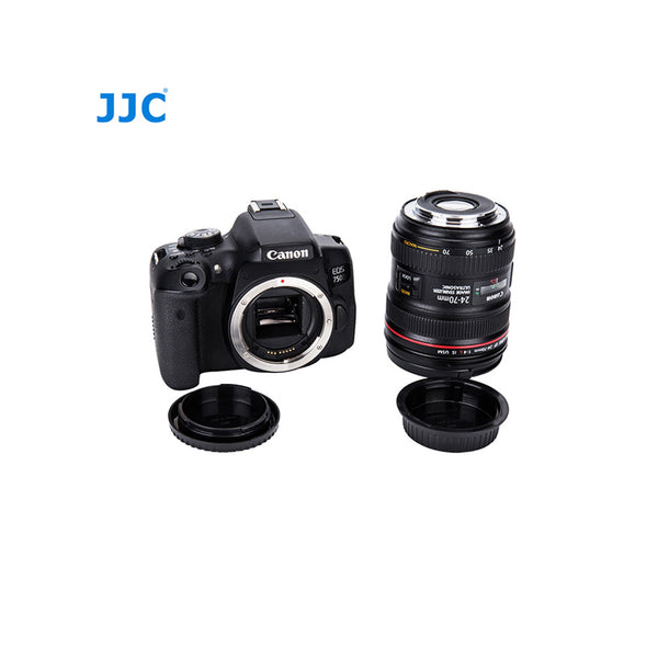 JJC-L-R1 Body Cap/Rear Lens Cap for Canon EF Camera/Lens