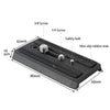 Stela 501-L90A Quick Release Plate for Manfrotto 501 502 504HDV Benro S4 S6 S7 S8