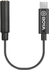 Boya by-K4 USB-C to 3.5mm (TRS) Adapter(2.4 inch),AUX to USB C Microphone/Headphone Adapter Jack Converter