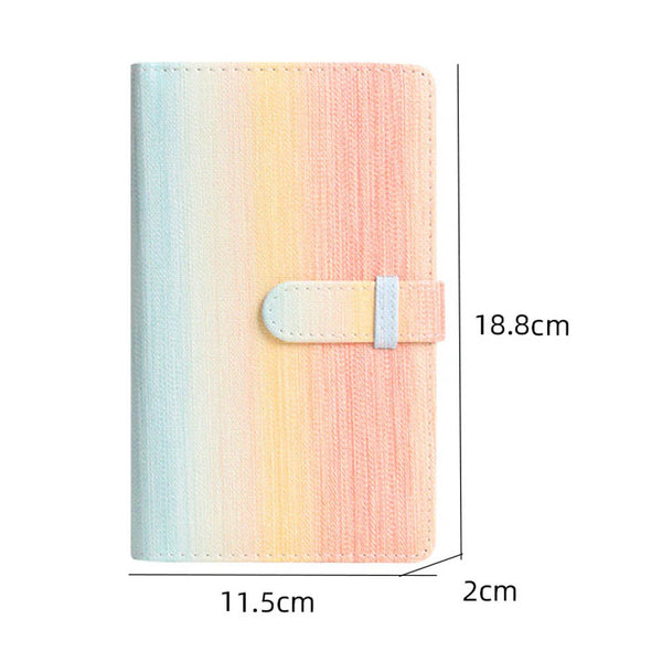 Stela 96 Pockets Mini Film Photo Album Book Compatible with Instant Mini LiPlay 11 9 8 7s 70 90 Link Instant Camera 3 Inch Polaroid Picture Name Card Holder (rainbow color)