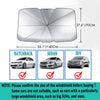 Stela Car Windshield Sun Shade Umbrella, UV Reflecting Foldable Front Car Sunshade Umbrella