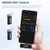 GODOX WES2 KIT2 Wireless Lavalier Microphone for Type-C, MFi Certified, Plug and Play Noise Cancelling Lapel Mic with 656ft Transmission, Charging Case, Compatible with Type-C, iPhone 15
