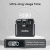 Godox WEC Kit 2 Wireless Lavalier Microphone, 8H Battery Life, Dual Channel 2.4G Wireless Mic, 200m(656ft.)