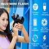 Godox iM22 Camera Flash - GN10/470 mAh/Type-c Charge/440 Full-Power Flashes/3s Recycle Times/5 Power Levels/Manual, Camera Flash for zv1/Sony zve10/Ricoh gr3/Fujifilm f1 etc.