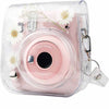 Stela Instax Mini 11 9 8 Camera Bag Transparent Daisy Gypsophila Case Camera Bag