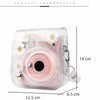 Stela Instax Mini 11 9 8 Camera Bag Transparent Daisy Gypsophila Case Camera Bag
