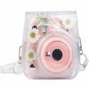 Stela Instax Mini 11 9 8 Camera Bag Transparent Daisy Gypsophila Case Camera Bag