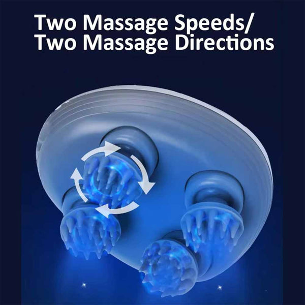 Stela Electric Smart Scalp Massager for Hair Growth & Stress Relief – Deep Kneading Head Massager