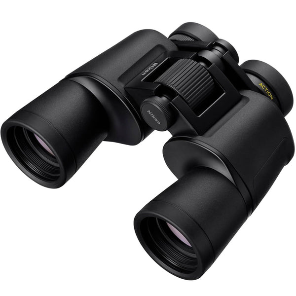 Nikon Action 10x42 Binocular | Multilayer-Coated Nikon Optics, Bright, Wide View, 10x Power, Turn-and-Slide Adjustable eyecups and Tripod-Ready Porro-Prism Design
