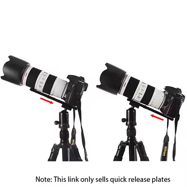 Stela PU-150B 150mm Camera Long Focus Lens Base Slider Quick Release Plate for Digital Video Camera