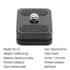 Stela PU-25 Camera mounting Plate Ball Head Quick Release Plate for Arca Swiss Monopod Tripod Ball Head-1 pcs