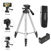 Photron Stedy 420 Tripod 50 Inch(127cm) with Mobile Holder for Smart Phone, Camera, Mobile phone (Silver)