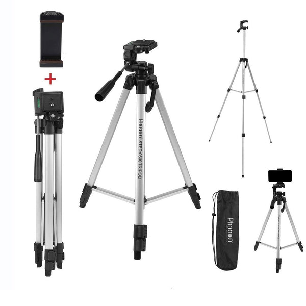 Photron Stedy 600M Tripod with Mobile Holder for Smart Phone, Camera, Mobile Phone