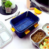 STELA 3 Compartment Stainless Steel Lunch Box, Leakage Proof Lunch Box for School Kids and Adults