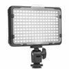Tolifo PT-176S LED Video Light Panel – 176 LEDs, 5600K Daylight, Dimmable On-Camera Fill Light without battery