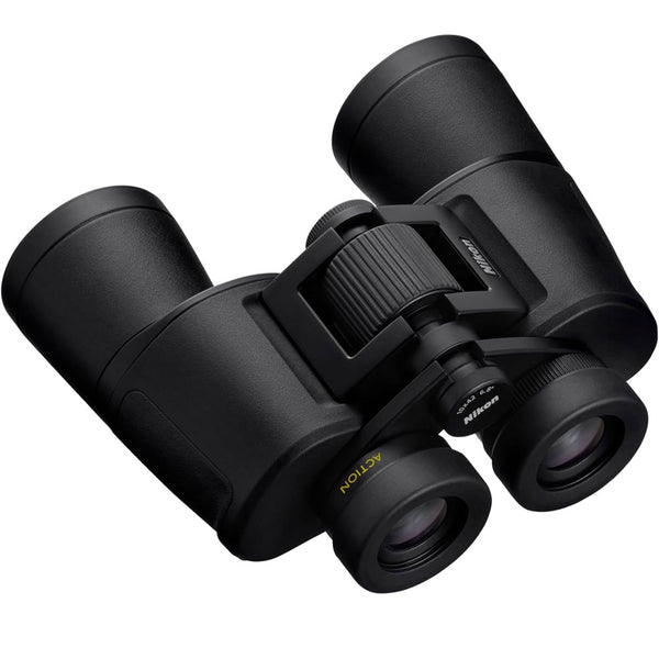 Nikon Action 10x42 Binocular | Multilayer-Coated Nikon Optics, Bright, Wide View, 10x Power, Turn-and-Slide Adjustable eyecups and Tripod-Ready Porro-Prism Design