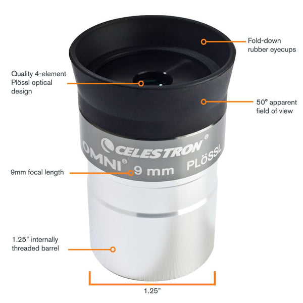 Celestron 93318 Omni 9mm Eyepiece