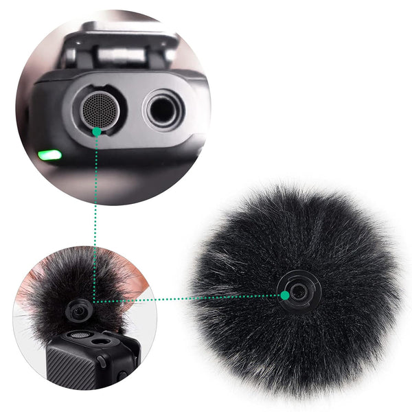 STELA Windscreens Compatible with DJI MIC Wireless Lavalier Microphone(1 pcs)