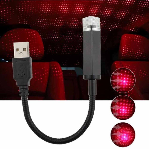 Stela 360 Degree Pattern Changing USB Star Projector Led Light for Cars, Bedroom, Truck Led Light