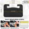 Car Steering Wheel Desk, Tray for Laptop Car Mount Holder| Food Tray for Eating with Drinks Holder | Multipurpose Travel Car Accessories