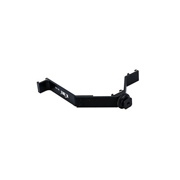 JJC Kiwifotos VB-165 Width 3 Mounts Triple Cold Shoe V Bracket Holder for DSLR Video LED Flash Speedlite Mic Microphone Holder