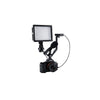 JJC Kiwifotos VB-165 Width 3 Mounts Triple Cold Shoe V Bracket Holder for DSLR Video LED Flash Speedlite Mic Microphone Holder