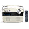 Saregama Carvaan Hindi - Portable Music Player with 5000 Preloaded Songs, FM/BT/AUX (Porcelain White)